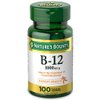 Nature's Bounty Natural Vitamin B12, 1000mcg Tablets, 100 Count, Pack of 3