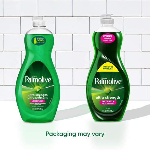 Palmolive Ultra Strength Liquid Dish Soap, Original Green, 20 Fluid Ounce(Packaging May Vary)