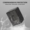 6-Pack Card Deck Case, Sturdy Card Storage Box, Can Hold 150+Cards, Compatible with MTG Cards, TCG Cards, OCG Cards, and Standard Size Card Games（black）