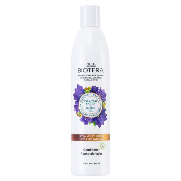 BIOTERA Ultra Moisturizing Conditioner | Hydrates Dry, Damaged, Coarse Hair | Microbiome Friendly | Vegan & Cruelty Free | Paraben & Sulfate Free | Color-Safe | 15.2 Fl Oz