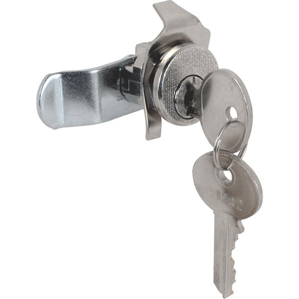 Prime-Line S 4125 Mailbox Lock – Replacement, Multipurpose Mailbox Lock for Several Brands – ILCO 1003M Keyway, Opens Counter-Clockwise with 90º Rotation, Nickel Finish (1 Set)