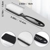24 Pcs Handle Grip Nail Brush, HOFASON Hand Fingernail Cleaner Brush Manicure Tools Scrub Cleaning Brushes Kit for Toes and Nails Women Men (Black)