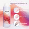 MUSILAN Monomer Acrylic Nail Liquid 150ML - Acrylic Liquid Monomer for Acrylic Powder Acrylic Nail Liquid Monomer with 3PCS Acrylic Brushes Size（8/10/14）For Acrylic Nails Extension Non-Yellowing