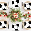50 Pcs Soccer Party Supplies Soccer Birthday Party Napkins Disposable Paper Napkins Sport Theme Party Lunch Napkins Decorations Party Favor Set