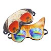 (Pack of 2) 3D Cat Dog Animal Sleep Eye Mask Night Shades for Sleeping Travel Home Office Funny Blindfold for Girls Kids Men Women