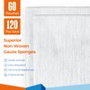 Kingstar Sterile Nonwoven Gauze Pads, 4"x 4" Wound Dressing, 60 Packs - 120 Pieces Superior Soft Sponge Pads, Higher Absorbent Gauze Compresses for Trauma or Post-Operative Wound Care