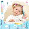 Ireer 48 Pieces Mermaid Party Favors 24 Mini Mermaid Spiral Notebooks and 24 Mermaid Tail Pens Ocean School Stationery Set Class Reward Gift Prizes Under The Sea Birthday Party Gifts for Boys Girls