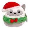 Squishmallows Kellytoy Christmas Wreath Squad 8" Plush Doll Toy (8" Gracelynn The White Fox)