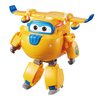 Super Wings - 5' Transforming Donnie Airplane Toys Vehicle Action Figure Plane to Robot,Suitable 3 4 5 year old Kids Fun Flying Toy Plane for Preschool Play and Birthday Gifts,Yellow
