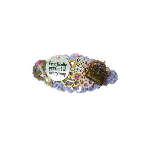 Practically Perfect Steampunk Hair Clip Barrette Barrette