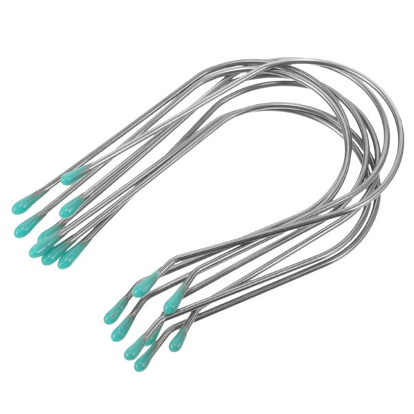 FOMIYES Replacement Curler Clips, 8pcs Securing Pins for Electric Travel Hot Rollers and Curlers