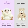 warmies Junior Hamster Heatable and Coolable Weighted Stuffed Animal Plush - Comforting Lavender Aromatherapy Animal Toys - Relaxing Weighted Stuffed Animals for Anxiety