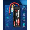 HOOVO 11.1V 3S LiPo Battery 5200mAh 60C with Tr Plug for RC Car RC Truck Airplane Helicopter Boat Car Racing RC Hobby (2 Packs