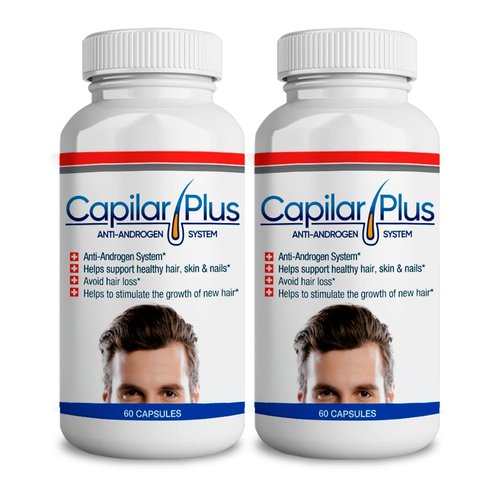 CalviStop | Capilar Plus with Anti-Androgen System | Hair Growth Supplement | Hair Loss Treatment | Healthy Skin, Hair & Nails - Count 60 (2)