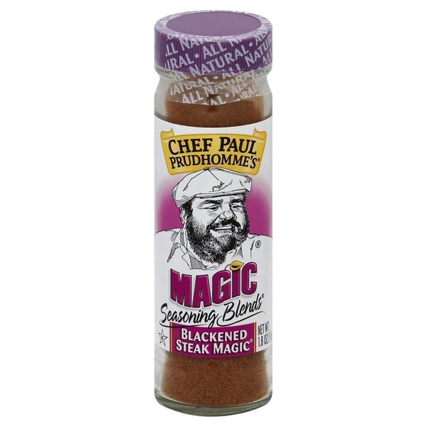 Chef Paul Black Steak Seasoning 1.8 OZ(Pack of 1)