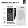 SAVILAND Electric Nail Drill Professional: Nail Drill Kit 35000RPM 13 Drill Bits Nail Tech Professional Drill Nail File Buffer Dust Brush Black Crystal Diamond Expert Salon Use Manicure Pedicure