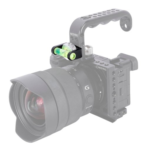 NICEYRIG Bubble Level for for ARRI Thread Mount, Camera Bubble Spirit Level Applicable for Sony, Canon, Panasonic Camera Cage, Handle Grip - 572