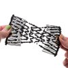 FXQHAN 4 Pieces Beads Hair Combs Magic Elastic Hair Clips Stretchy Hair Comb Double Clips for Women Hair Accessory
