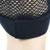 YANTAISIYU 1 pc Black Crochet Wig Cap Headband Wig Cap with Adjustable Headband Weaving Wig Base for Wig Making