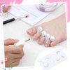 Mumufy 500 Pcs (250 Pairs) Toe Separators Pedicure Tool Kit Soft Toe Spacers for Pedicures Toe Spreaders Toe Finger Dividers for Women Girls Men Feet Nail Toenails Art Painting Polish Spa (White)