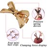 Totelux Gold Bow Hair Clips Metal Alligator Clips Cute Bow Hair Barrettes for Women Girls Hair Accessories Birthday Wedding Party Supplies Gift 4PCS