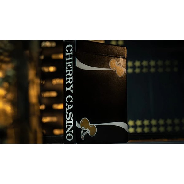 Cherry Casino (Monte Carlo Black and Gold) Playing Cards by Pure Imagination Projects (CARDSCHERRY_MONTE)