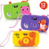 ArtCreativity Kids’ Camera Toy Set - Pack of 12 - Children’s Pretend Play Prop with Images in Viewfinder - Birthday Party Favors, Goodie Bag Fillers, Holiday Gift Idea for Boys, Girls, Toddler