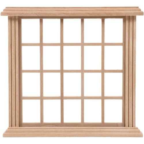 Wood Decor Dollhouse Windows 1:12 Scale Wooden Dollhouse Window Frame Model Dollhouse Furniture Miniature Window Frames for Doll House Furniture Accessories