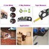 Laser level, Multipurpose Laser tape measure Line 8ft+ Tape Measure Ruler Adjusted Standard and Metric Rulers Update Batteries MICMI A80 (Laser level)