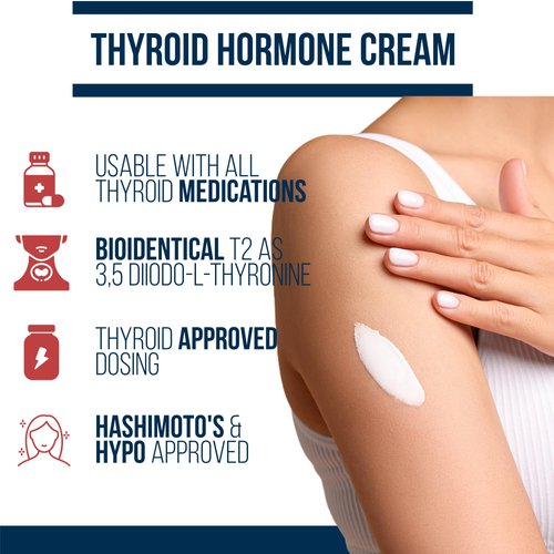 Dr. Westin Childs T2 Cream - T2 Thyroid Support for Women with Bioidentical 3,5 Diiodo-l-thyronine in Lotion Form for Hormone Balance in Hypothyroidism, Hashimoto's, Thyroidectomy & Rai, 60 Servings