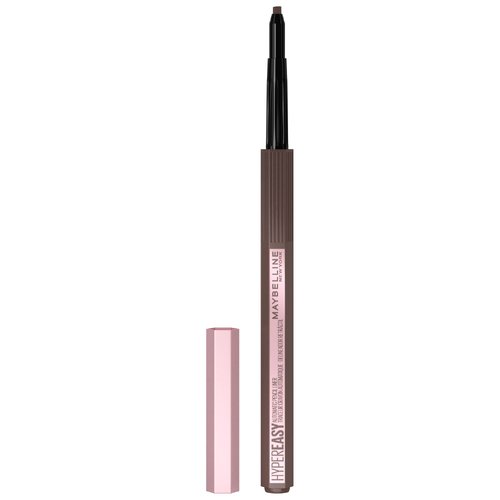 Maybelline New York Hyper Easy No Slip Pencil Eyeliner Makeup, Medium Brown, 0.001 oz.