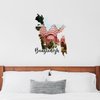 Bangladesh Landmark Scenery Wall Decals Bangladesh Wall Sticker Vinyl Mural Decals Reusable Home Decals for Classroom Bike Backdrop Wall Art Holiday Decorations 18in
