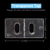 25 Pieces of double-sided Clear Vertical Blind Repair Tabs, Vertical Blind Tabs, Vertical Blinds Replacement slats, Blind Fixers, Pre-Cut Vertical Blinds Clear Replacement Slats Stickers Ready to use…