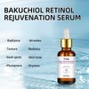 Bakuchiol Retinol Serum, 2 PCS Retinol Rejuvenation Serum for Anti Aging & Reduce Wrinkles, Fine Lines & Sagging, Moisturising Skin, 2.02 fl.oz