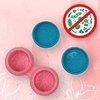 Sports Vision's 3 Pieces New Macaroon Dark Blue Contact Lens Storage/Soaking Case CE Marked