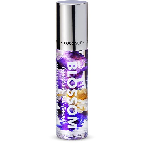 Blossom Scented Roll on Lip Gloss, Infused with Real Flowers, Made in USA, 0.20 fl. oz./5.9ml, Coconut