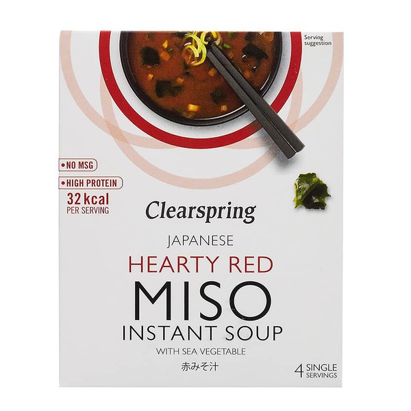 Clearspring - Instant Miso Soup - Hearty Red with Sea Vegetable - 40g