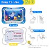 Infinno Tummy Time Mat Sensory Water Mat for Babies, Baby Toys for 3 6 9 12 Months Boys and Girls, Great Gift Idea of Baby Stuffs