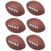 GiftExpress 1 Dozen 4" Foam Mini Football Stress Balls, Mini Sport Balls, Superbowl Decoration Party Favor, Football Themed Party Supplies (Football)