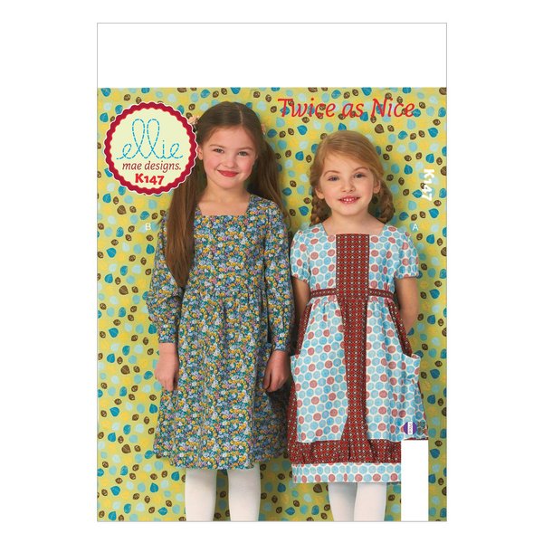KWIK-SEW PATTERNS K0147 Girls' Dresses Sewing Template