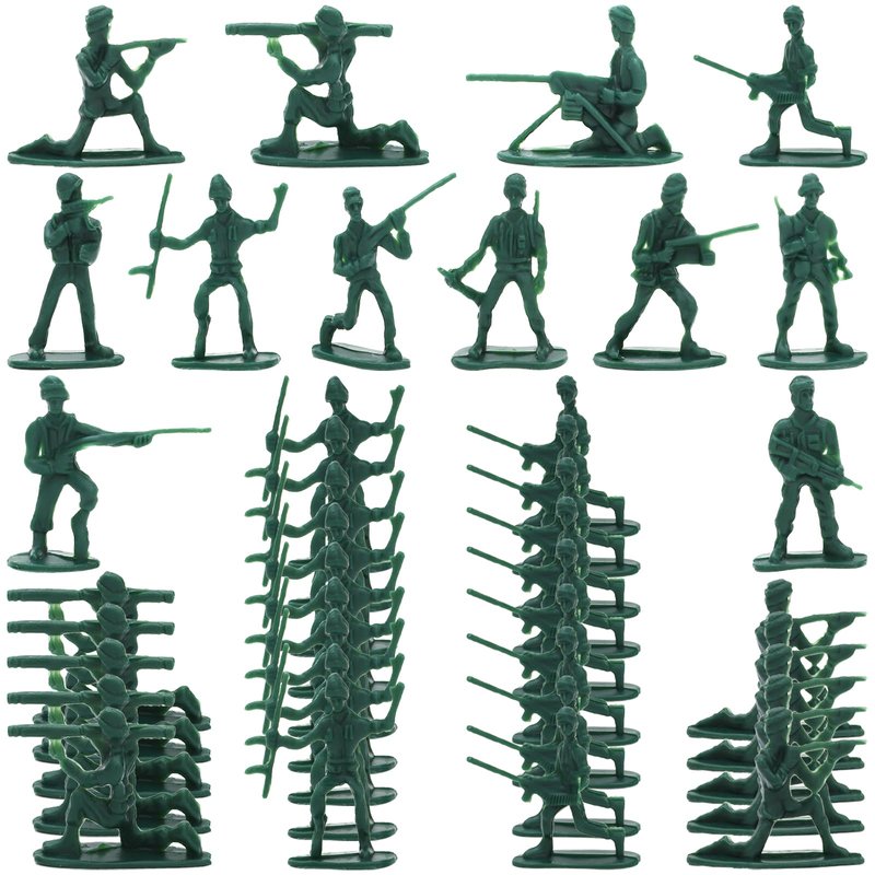 ONEST 12 Pcs Firefighter Action Figures - 4 Inch Toy Fireman With Hats & Rescue Tools For Kids Play