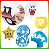 HOMEZZO Video Game 8th Birthday Party Supplies, Level Up Letter Balloons, Boo Balloon, Balloons Arch for Kids 8th Birthday Decorations