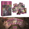Yitengteng Romance Angel Hologram Tarot Cards Set with Bag, Oracle Cards Future Telling Tarot Card with Flash Effect, Fate Divination Card Party Table Game Gift for Beginners