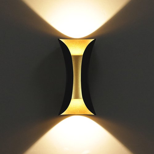 XEYOU Modern Wall Sconce Indoor Up Down Wall Lamp Waterproof IP65 Wall Sconces 10W Hallway Wall Mounted Lighting Fixtures for Living Room Bedroom Balcony
