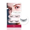 D-UP Pairs Furry Lash False Eyelashes, Japanese Long-Lasting Natural Look, Lightweight Fake Lashes for Everyday Wear Easily to Apply, Furry Lash 01 Sweet