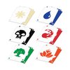 Ultra PRO - Mana 8 Token Dividers with Deck Box for Magic: The Gathering, Collector's Essential MTG Accessory Card Deck Organization Management Solution