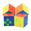 Yealvin Speed Cube Set Stickerless Puzzle Cube Bundle of Polaris Cube Maple Leaf Cube Hunyuan Skewb Cube Lucky Clover Cube Puppet Cube V1 and V2 Puzzle Toys 6Pcs