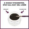 Blinc Gel Eyeliner, Eye liner enriched with Vitamin E, Highly-Pigmented, Long-Wearing, Quick-Drying, Water-Proof, Clean, Vegan and Cruelty-Free, Black, 4.3g / 0.15 Oz.