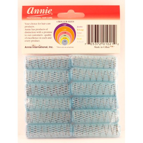 Annie 1/2" Wire Mesh Rollers - 12 Pcs.