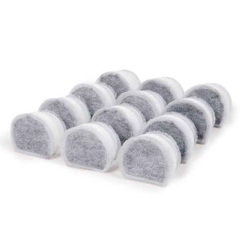 PetSafe Drinkwell Replacement Carbon Filters, Dog and Cat Ceramic Water Fountain Filters, 12-Pack